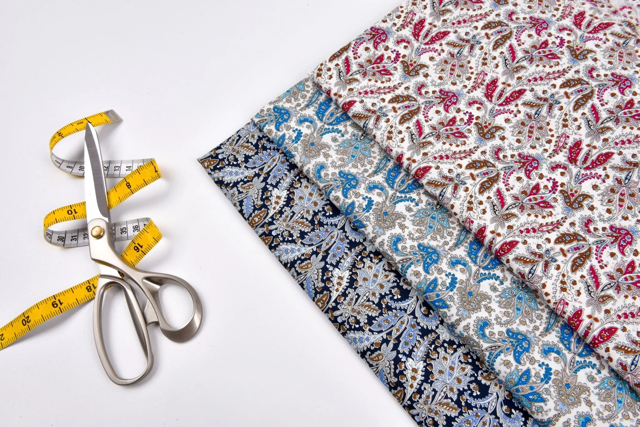 100% Cotton Loom Line  Italian Paisley Fabric - 139