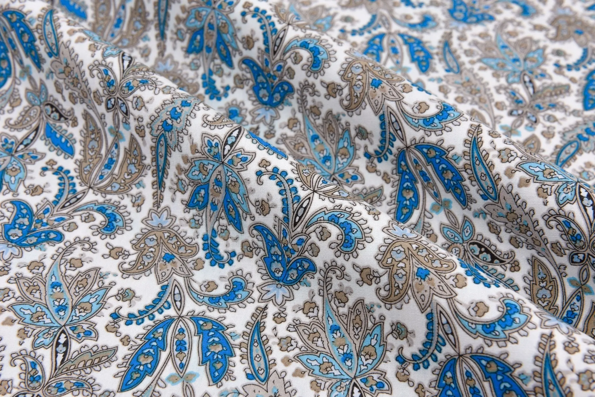 100% Cotton Loom Line  Italian Paisley Fabric - 139