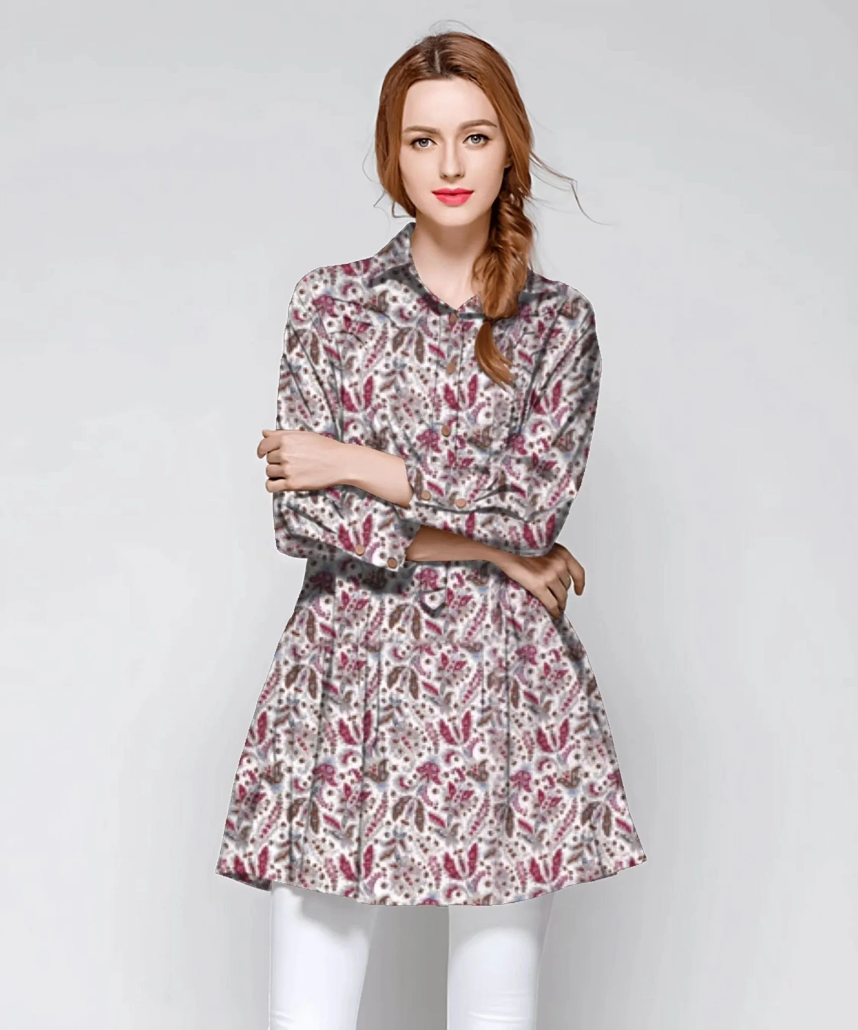 100% Cotton Loom Line  Italian Paisley Fabric - 139