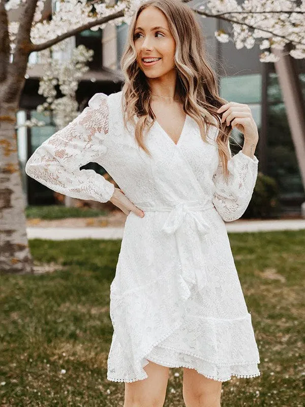 Beach Lace Mini Dress
