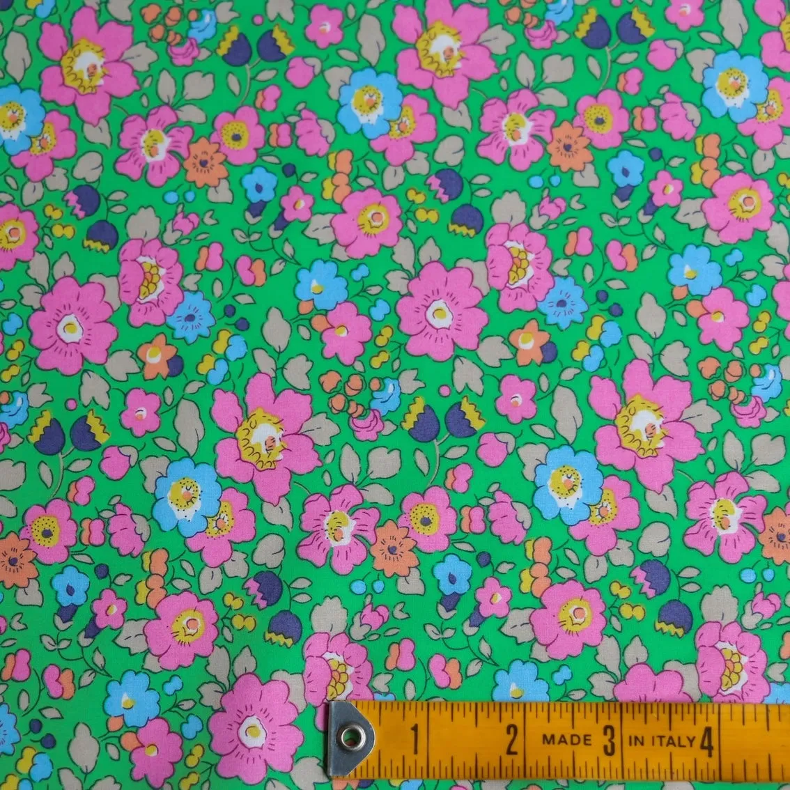 Betsy Meadow Green/Pink - Liberty Tana Lawn™