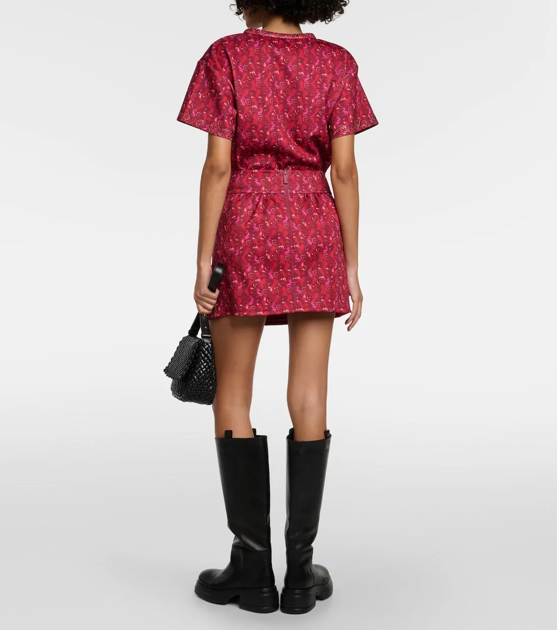 Max Mara floral balocco midi skirt, multicolor